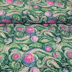 100% Cotton Digital Print - Colourful Dash
