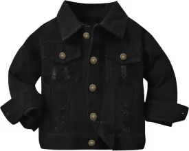 Cromoncent Classic Denim Jacket for Boys Girls