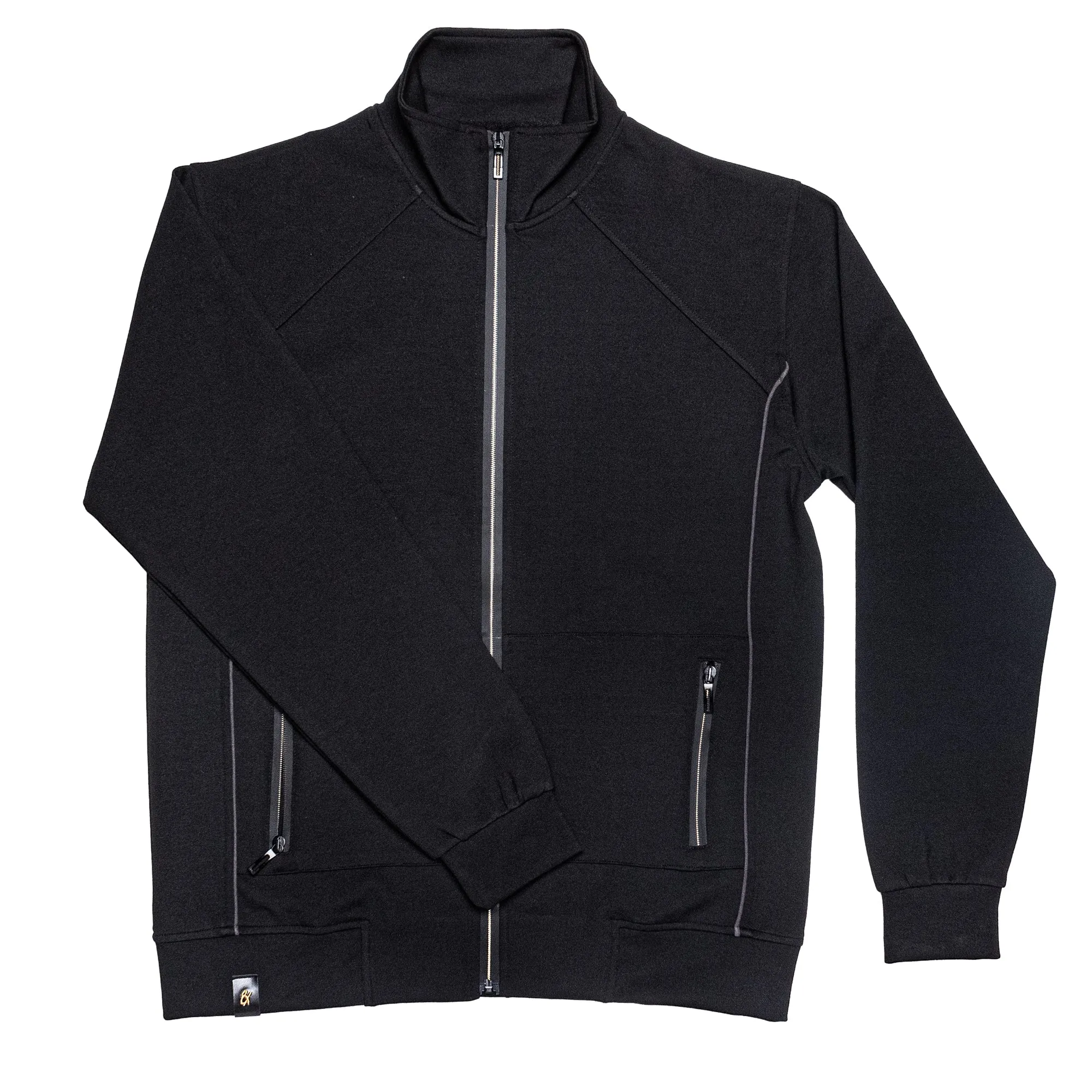 Full Zip Track Jacket - Black