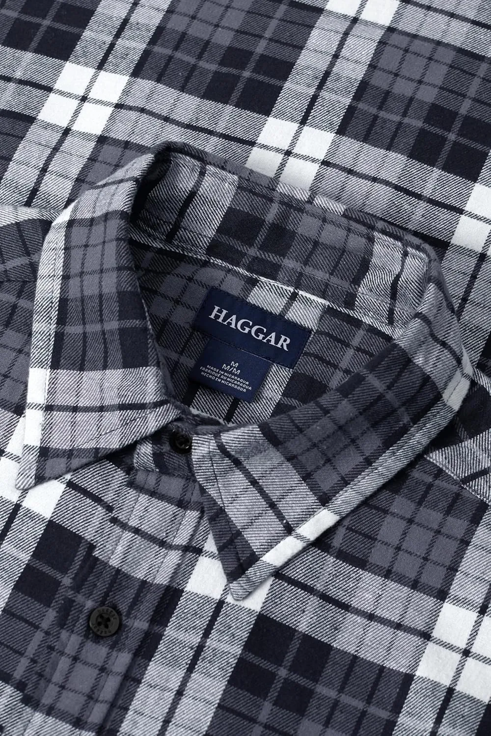 Haggar Men's Classic Plaid Flannel Shirt