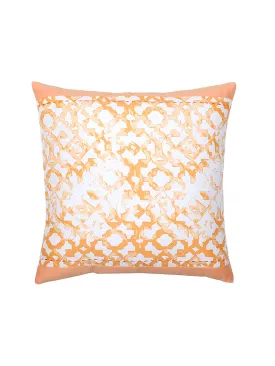 Jaali - Set Of 2 Cushion Covers (Orange) - Large