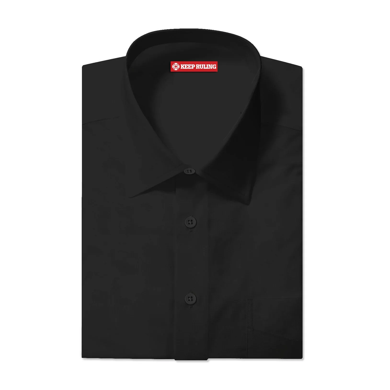 Here is a possible optimized title for the product:

Stylish Mens Black Button-Up Shirt - Classic Fit, Premium Fabric, Dress or Casual