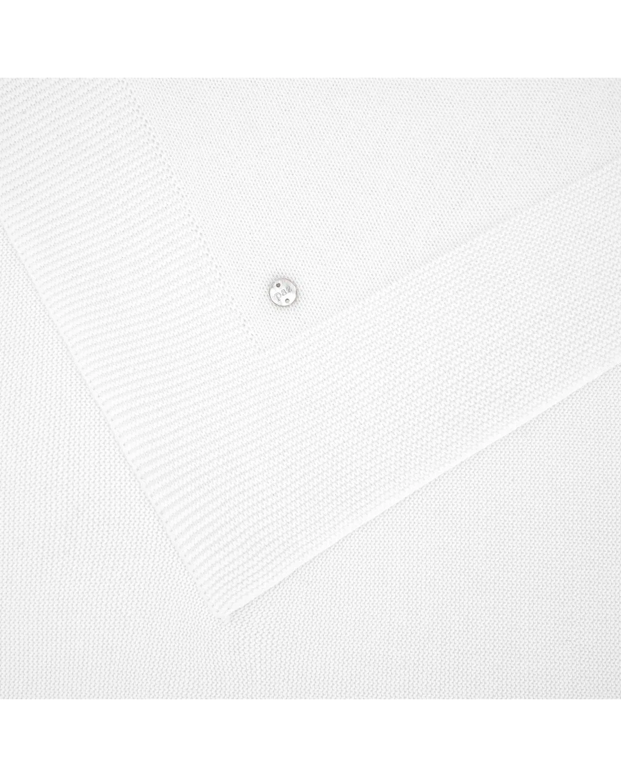 Paz Essential Knit Blanket - White