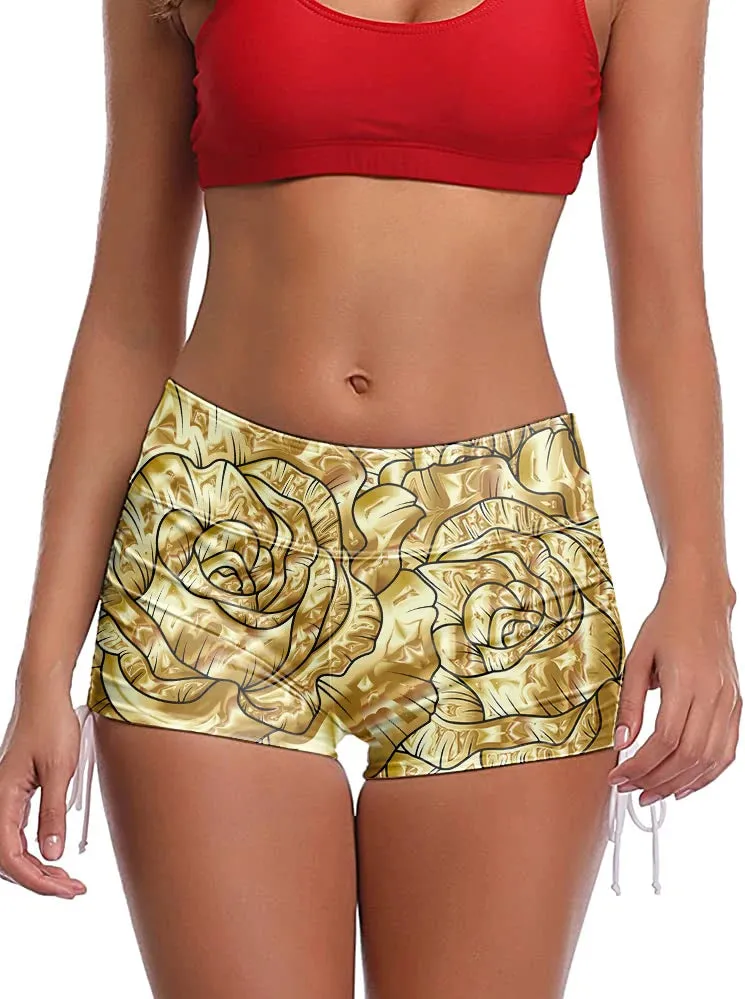 Printed Drawstring Hot Pants (7 Styles)