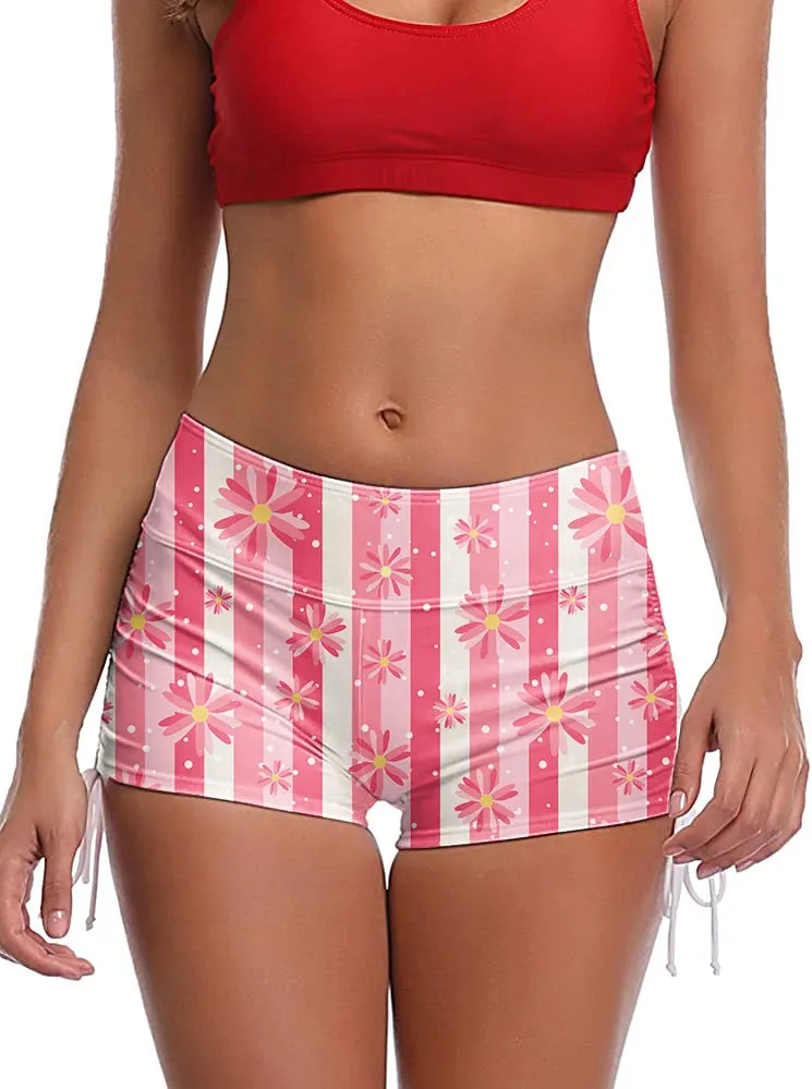 Printed Drawstring Hot Pants (7 Styles)