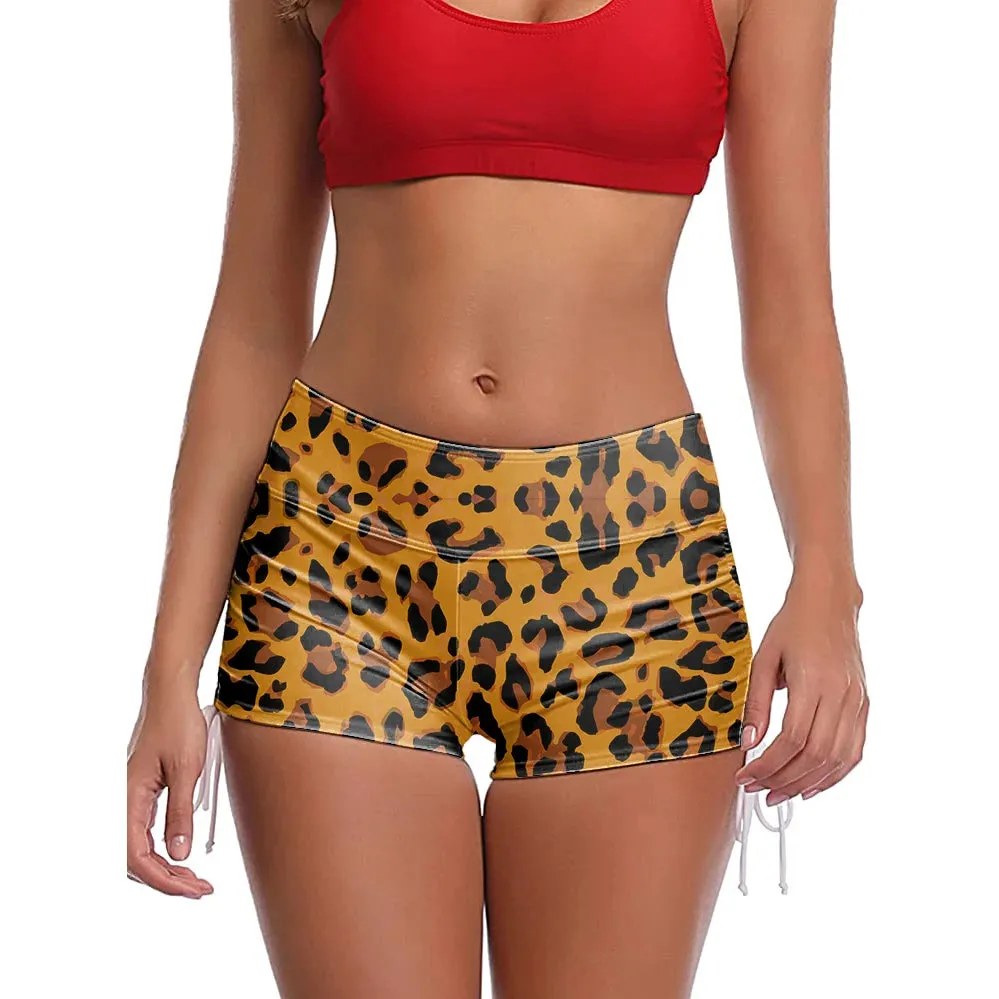 Printed Drawstring Hot Pants (7 Styles)