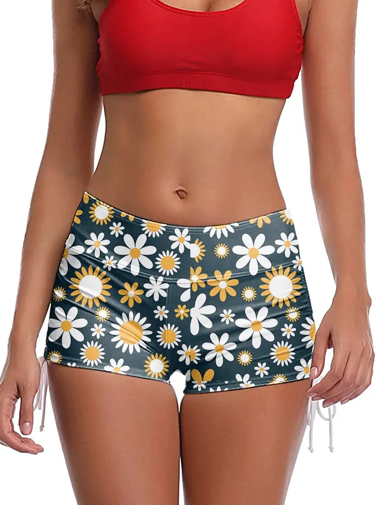 Printed Drawstring Hot Pants (7 Styles)