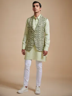 The Printed Lapel Waistcoat