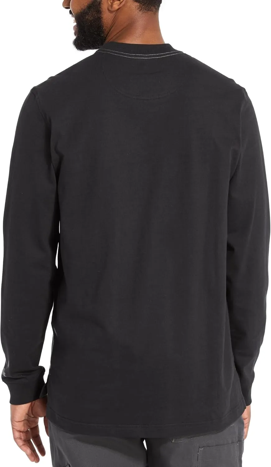 WOLVERINE Men's Guardian Cotton Long Sleeve Pocket Tee