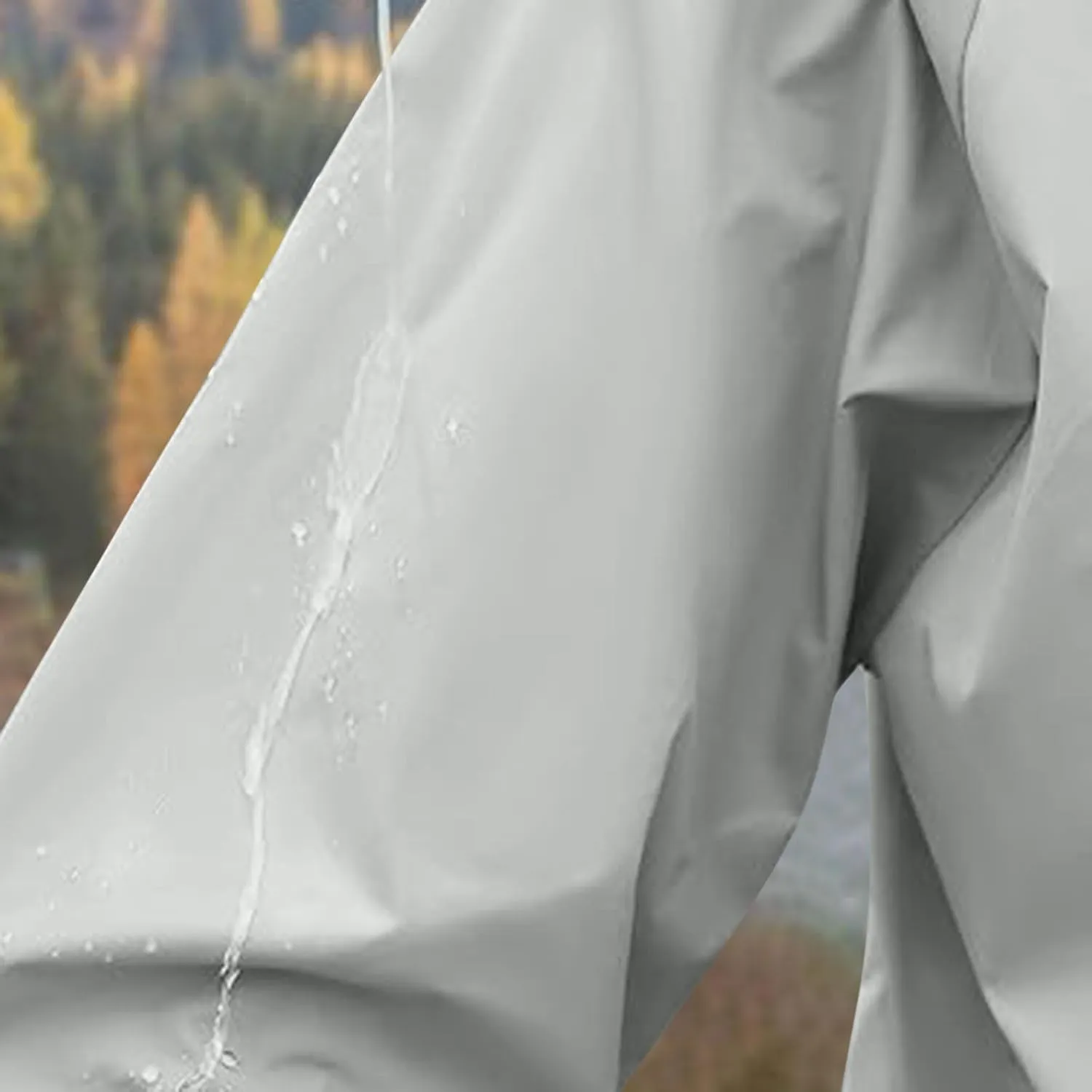 XUNRYAN Rain Jackets for Women Hooded Waterproof Packable Windbreaker Fall Outfits Sports Coat Outdoor Hiking Travel Jacket